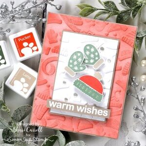 🎄XMAS13-M - Simon Says Embossing Folders and Cutting Dies Bundled Up sfd411